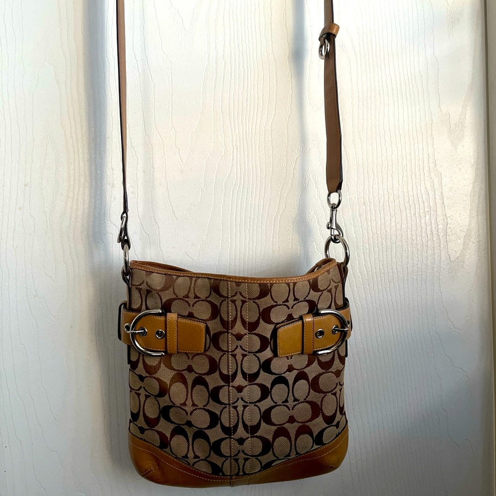 Coach crossbody messenger bag.